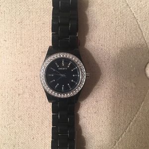 Beautiful black with crystals DKNY watch